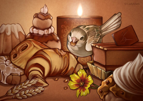 Bird and French Pastry - Flyer