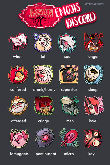 Hazbin Hotel - Pack Emojis
